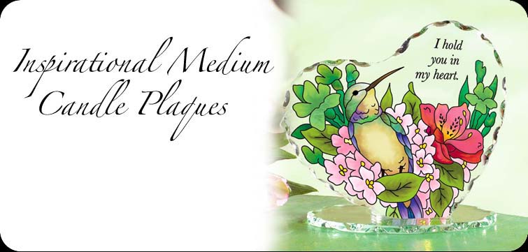 Medium Candle Plaques