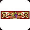 Art Panel-APM417R-Traditional Stained Glass/Fruit - Traditional Stained Glass/Fruit