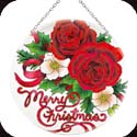 Suncatcher-LC286R-Red Christmas Roses//Merry Chr - Red Christmas Roses//Merry Chr
