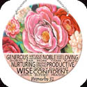 Suncatcher-LC307R-Proverbs 31 Floral - Proverbs 31 Floral