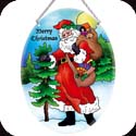 Suncatcher-LO216R-Vintage Santa//Merry Christmas - Vintage Santa//Merry Christmas
