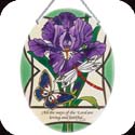 Suncatcher-LO226R-Purple Iris & butterfly//All t - Purple Iris & butterfly//All t