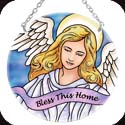 Suncatcher-MC254R-Angel/Bless This House - Angel/Bless This House