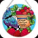Suncatcher-MC297R-Strawberries & Butterfly//A ch - Strawberries & Butterfly//A ch