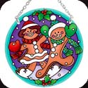 Suncatcher-MC310R-Gingerbread Boy & Girl - Gingerbread Boy & Girl