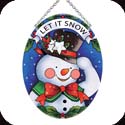 Suncatcher-MO220R-Happy Snowman/LET IT SNOW - Happy Snowman/LET IT SNOW