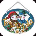 Suncatcher-MO221R-Singing Snowmen/Fa La La La La - Singing Snowmen/Fa La La La La