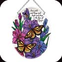 Suncatcher-MO323R-Monarch & Gladioluses//...how - Monarch & Gladioluses//...how