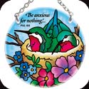 Suncatcher-SC243R-Hummingbird Nest//Be anxious f - Hummingbird Nest//Be anxious f
