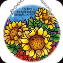 Suncatcher-SC272R-Sunflower Field/The Lord is my light and my salvation... Ps. 27:1 - Sunflower Field/The Lord is my light and my salvation... Ps. 27:1