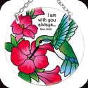 Suncatcher-SC282R-Hummingbird & Vine//I am with - Hummingbird & Vine//I am with
