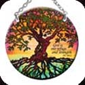 Suncatcher-SC301R-Tree of Life - "God is our refuge and strength." Ps 46:1 - Tree of Life - "God is our refuge and strength." Ps 46:1