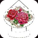 Suncatcher-SFS1039R-Elegant Red Roses - Elegant Red Roses