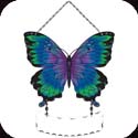 Suncatcher-SFS2003-Turquoise/Black Butterfly - Turquoise/Black Butterfly