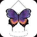 Suncatcher-SFS2005-Purple/Orange Butterfly - Purple/Orange Butterfly