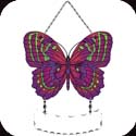 Suncatcher-SFS2009-Magenta/Green Butterfly - Magenta/Green Butterfly