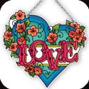 Suncatcher-SSB1042R-Love Heart - Love Heart