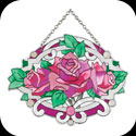 Suncatcher-SSC1028-Frilly Roses - Frilly Roses
