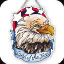 Suncatcher-SSC1034R-Eagle//Land of the Free - Eagle//Land of the Free