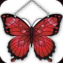 Suncatcher-SSC1035R-Black & Red Butterfly - Black & Red Butterfly